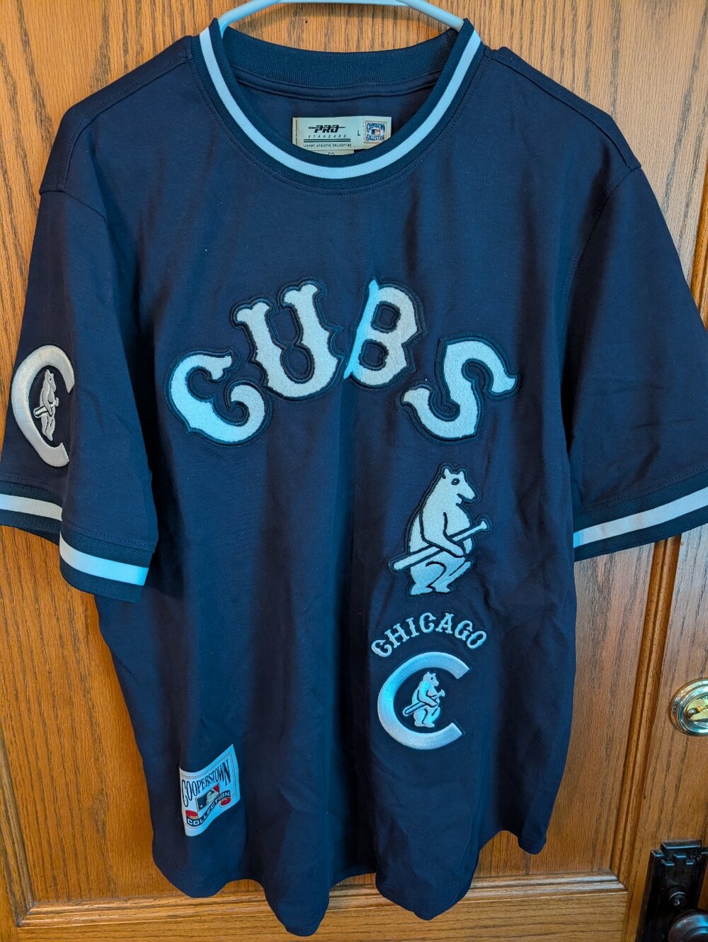 Large MLB Chicago Cubs Navy Retro Classic 1914 Tee  Cooperstown Collection